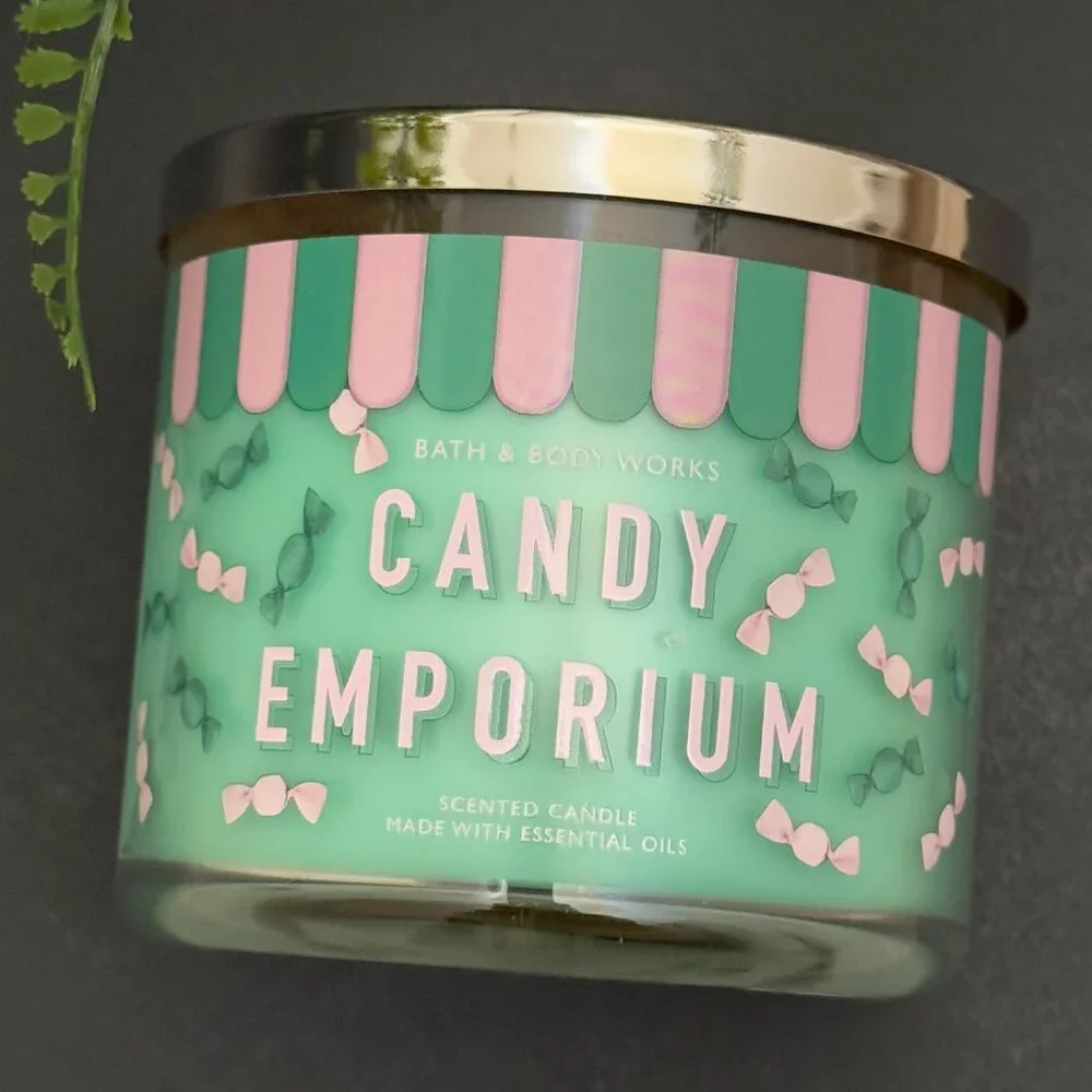 BBW Candy Emporium Bath & Body Works 3 Wick Candle - Picture 5 of 10